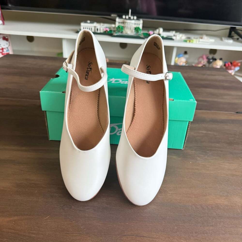 So Danca CH50 Size 9L White Character Dance Shoes